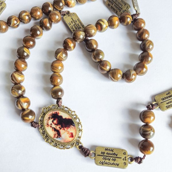 Terço Sagrado Coração de Jesus com a contemplação do santo rosário - Image 3