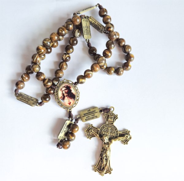 Terço Sagrado Coração de Jesus com a contemplação do santo rosário