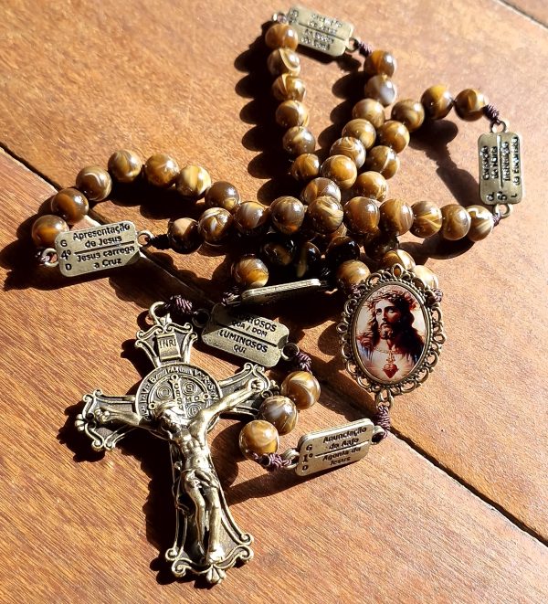 Terço Sagrado Coração de Jesus com a contemplação do santo rosário