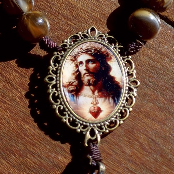 Terço Sagrado Coração de Jesus com a contemplação do santo rosário - Image 2