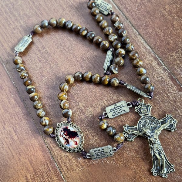 Terço Sagrado Coração de Jesus com a contemplação do santo rosário - Image 4